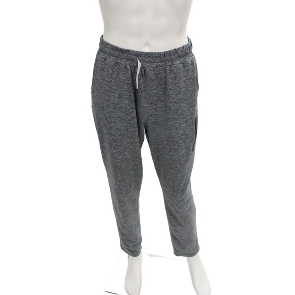 feat Mens Jogger Sweatpants Gray Drawstring Polyester Spandex Size 1